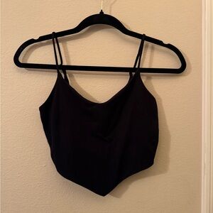 Black Women's Cropped Tank